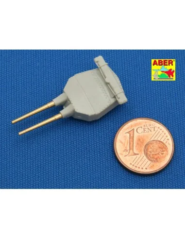 Set of 8 pcs 381mm short barrels for turrets with antiblast covers ...