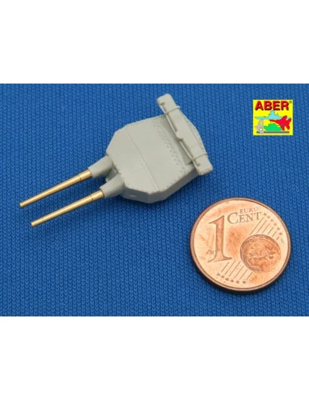 Set of 8 pcs 381mm short barrels for turrets with antiblast covers ...