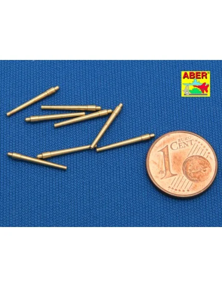 Set of 8 pcs 381mm short barrels for turrets with antiblast covers ...