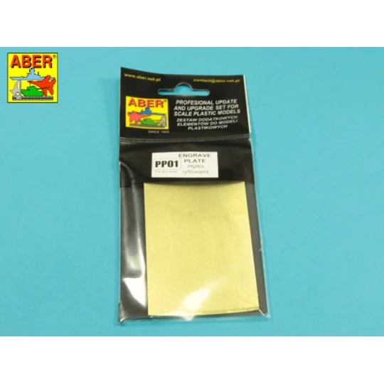 Engrave plate - Aber Models PP01