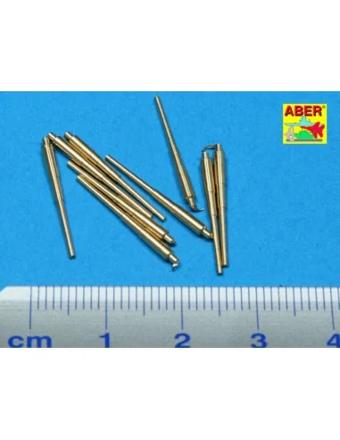 9 pcs 406 mm long barrels for North Carolina, 1/700 - Aber Models R...