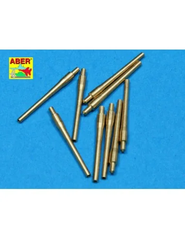 9 pcs 406 mm short barrels for North Carolina, 1/700 - Aber Models ...