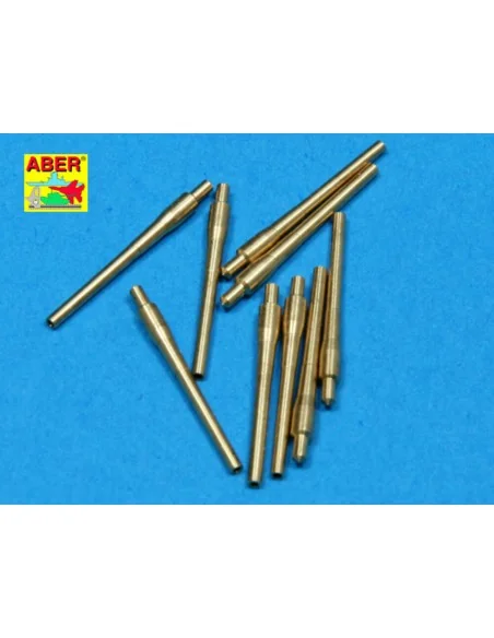 9 pcs 406 mm short barrels for North Carolina, 1/700 - Aber Models ...