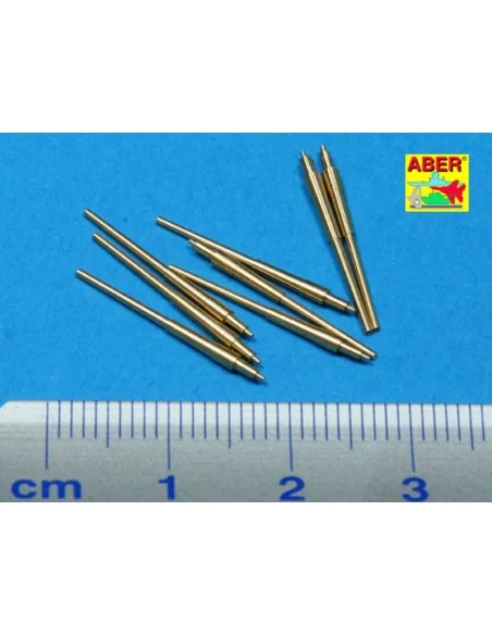 8 pcs 380 mm barrels for Bismarck, 1/700 - Aber Models RE-700 L14