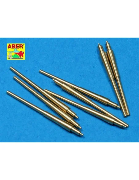8 pcs 380 mm barrels for Bismarck, 1/700 - Aber Models RE-700 L14