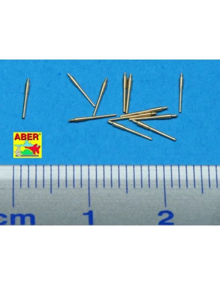 12 pcs 150 mm barrels for Bismarck, 1/700 - Aber Models RE-700 L15