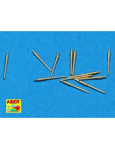 12 pcs 150 mm barrels for Bismarck, 1/700 - Aber Models RE-700 L15