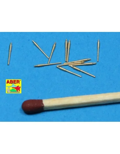 [NO_DESC] 12 pcs 150 mm barrels for Bismarck, 1/700 - Aber Models R...