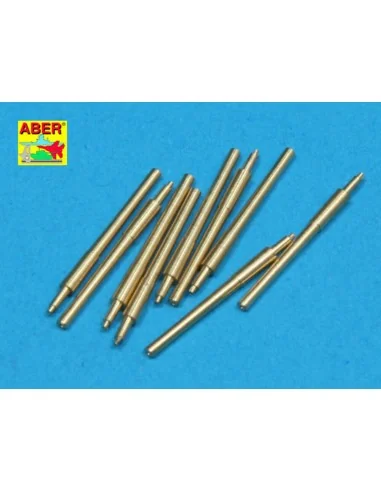 9 pcs 406 mm barrels for Nelson, Rodney, 1/700 - Aber Models RE-700...