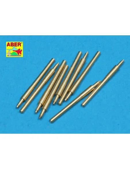 9 pcs 406 mm barrels for Nelson, Rodney, 1/700 - Aber Models RE-700...