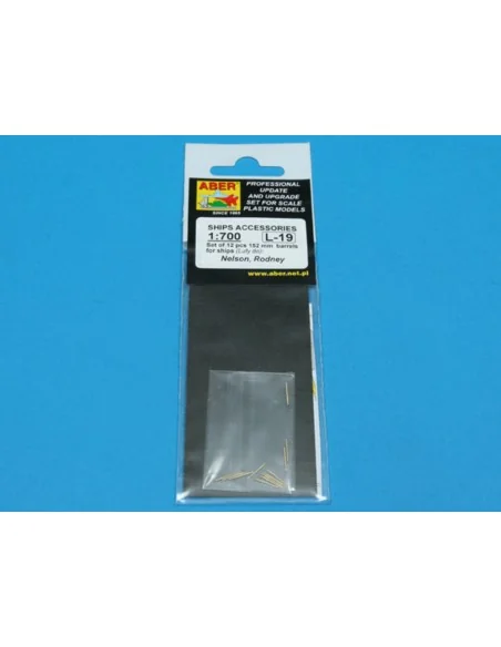 [NO_DESC] 12 pcs 152 mm barrels for Nelson, Rodney, 1/700 - Aber Mo...