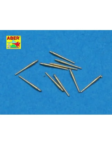 10 pcs 120 mm barrels for Royal Navy, 1/700 - Aber Models RE-700 L20
