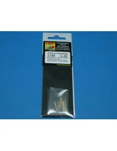 10 pcs 356 mm barrels Navy King George V, 1/700 - Aber Models RE-70... 2
