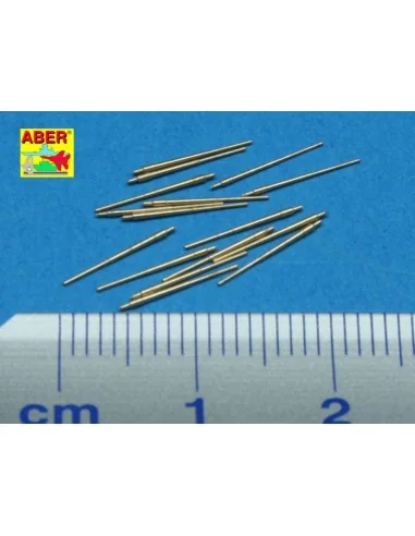 16 pcs 133mm barrels for King George V, 1/700 - Aber Models RE-700 L23