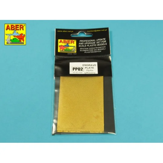 Engrave plate - Aber Models PP02
