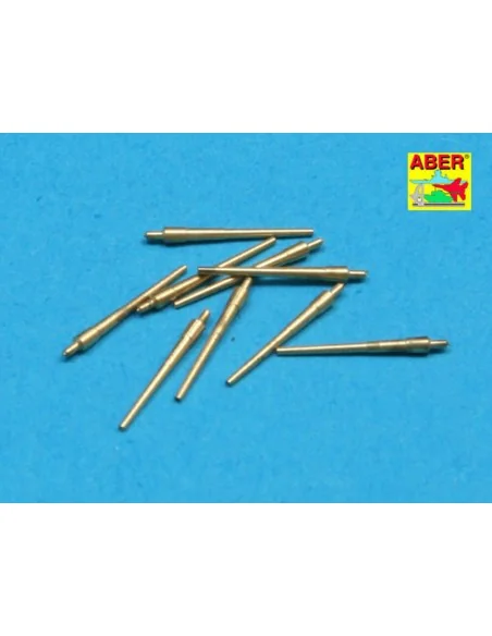 Set of 9 pcs 203 mm barrels for San Francisco type, 1/700 - Aber Mo...