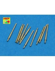 10 pcs 203 mm barrels for Atago, 1/700 - Aber Models RE-700 L27