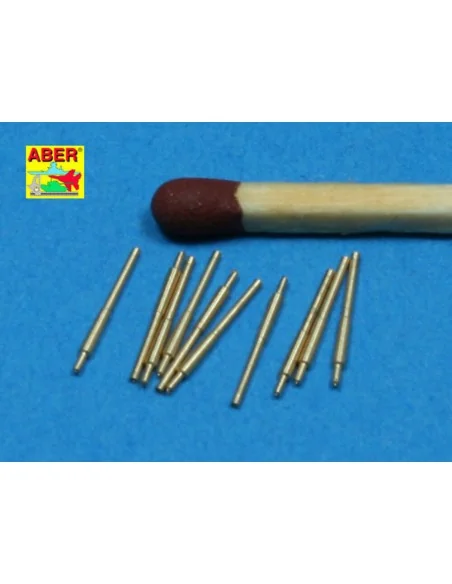10 pcs 203 mm barrels for Atago, 1/700 - Aber Models RE-700 L27