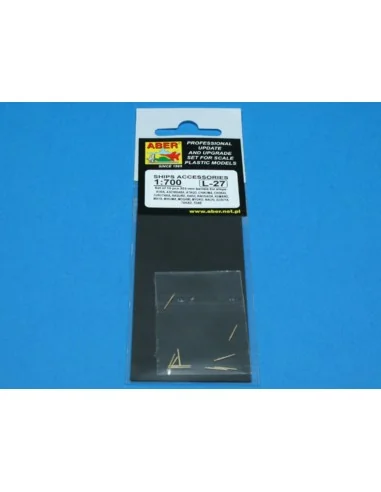 10 pcs 203 mm barrels for Atago, 1/700 - Aber Models RE-700 L27