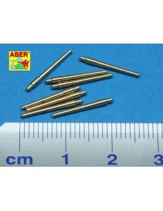 8 pcs 356mm barrels for Kongo, 1/700 - Aber Models RE-700 L28