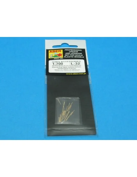 Barrels for Admiral Graf Spee, 1/700 - Aber Models RE-700 L32