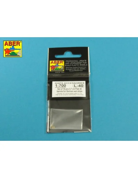 Set of 16 pcs 3, 7 cm Flak 42 gun barrels for German war ships, 1/7...