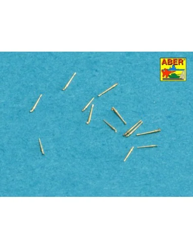 Set of 16 pcs 3, 7 cm Flak 42 gun barrels for German war ships, 1/7...