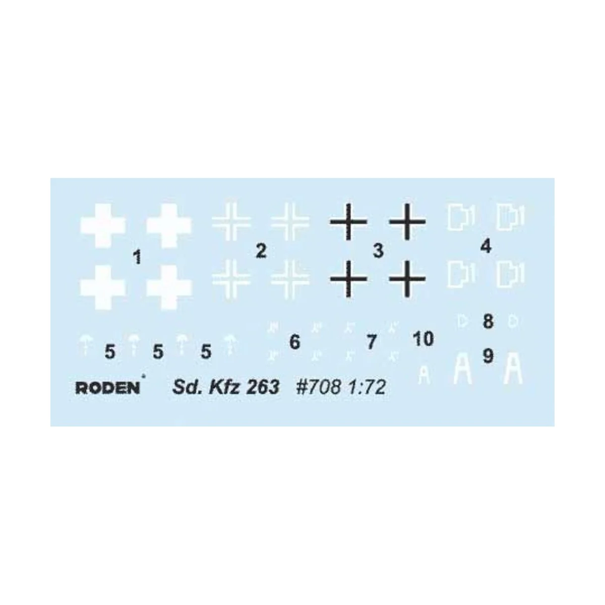 Sd.Kfz. 263 (8-Rad) Schwerer Panzerfunkwagen - Roden 708