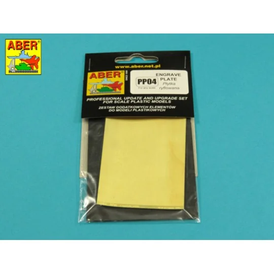 Engrave plate - Aber Models PP04