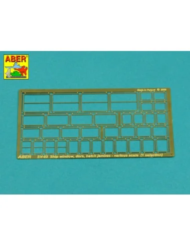 Windows, doors, hatch jambs (1 selection) - Aber Models RE-SV-03