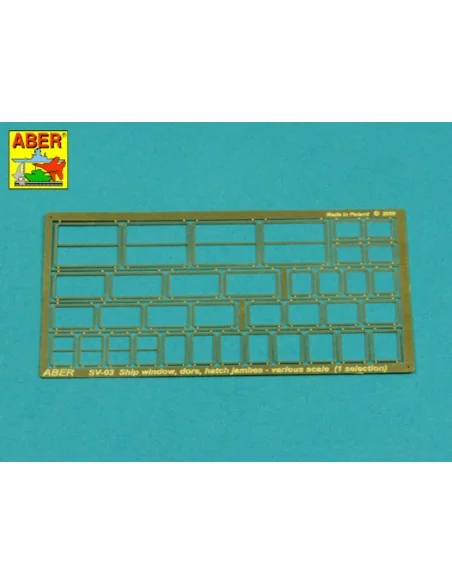 Windows, doors, hatch jambs (1 selection) - Aber Models RE-SV-03
