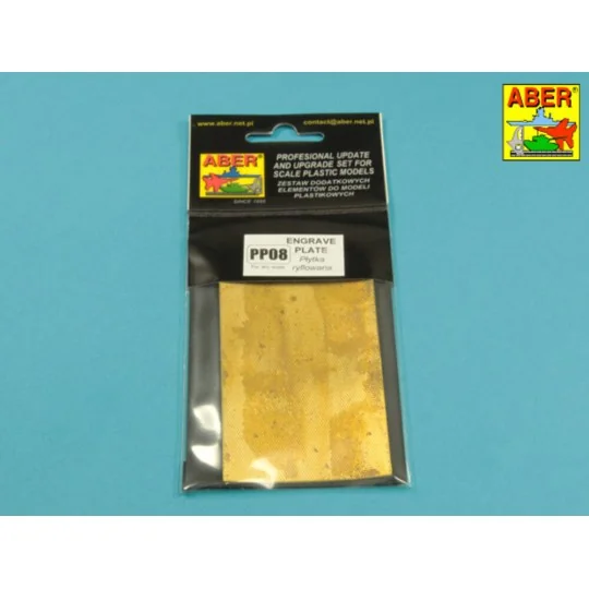 Engrave plate - Aber Models PP08