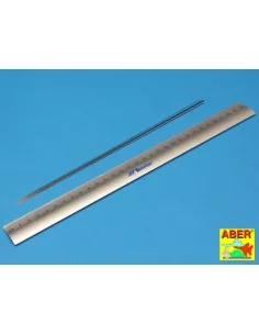 Steel round 0, 3mm length 250mmx12pcs - Aber Models SR 03