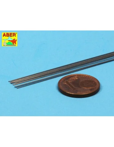[NO_DESC] Steel round 0, 3mm length 250mmx12pcs - Aber Models SR 03