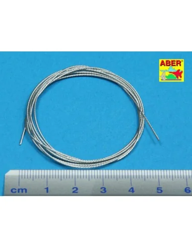 Stainless Steel Towing Cables O 0, 6mm, 1 m long - Aber Models TCS 06