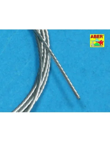 Stainless Steel Towing Cables O 0, 6mm, 1 m long - Aber Models TCS 06