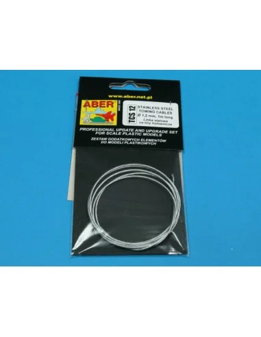 Stainless Steel Towing Cables O 1, 2 mm, 1 m long - Aber Models TCS 12