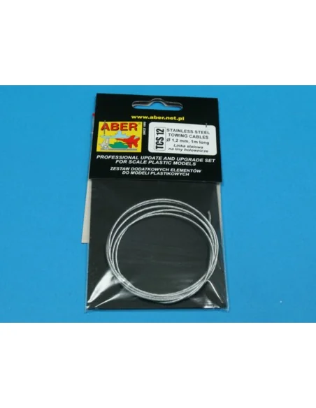 Stainless Steel Towing Cables O 1, 2 mm, 1 m long - Aber Models TCS 12