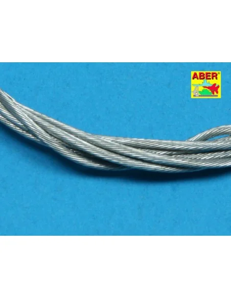 Stainess steel towing cables o 1, 3 mm, 1m long - Aber Models TCS 13