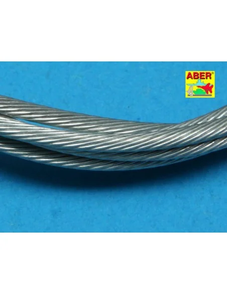Stainless Steel Towing Cables O 2, 0 mm, 1 m long - Aber Models TCS 20