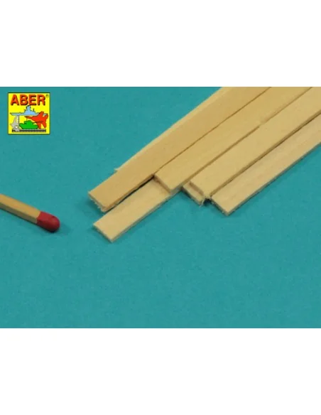 Limewood slats 1, 5 x 6 x 245mm x 7 pcs. - Aber Models WL 1, 5X6