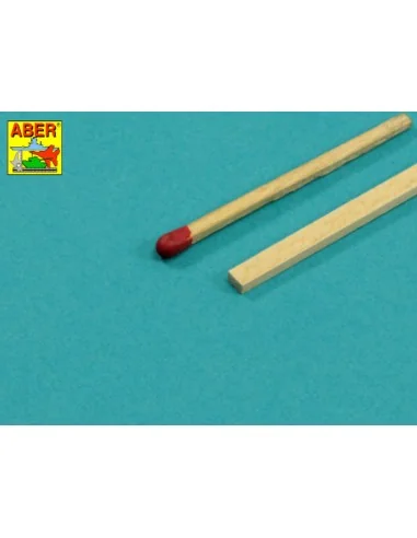 Limewood slats 2 x 3 x 245mm x 14 pcs. - Aber Models WL 2X3