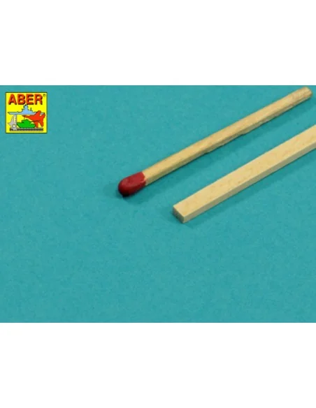 Limewood slats 2 x 3 x 245mm x 14 pcs. - Aber Models WL 2X3