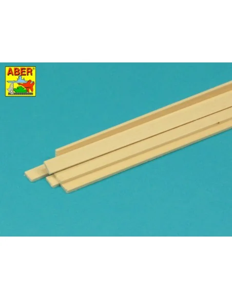 Limewood slats 2 x 8 x 245mm x 8 pcs. - Aber Models WL 2X8