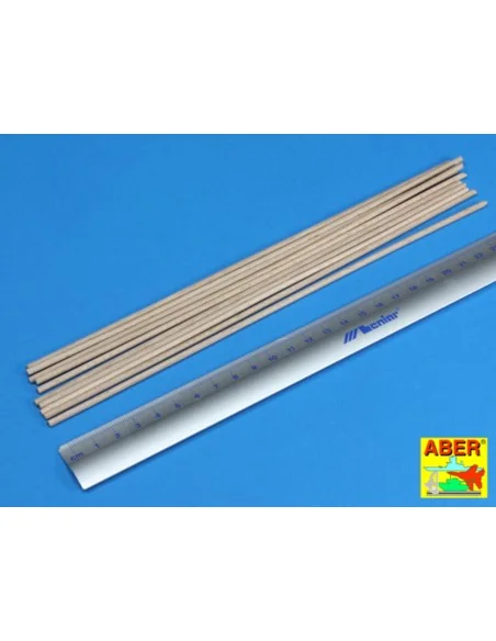 [NO_DESC] Wood round rods 3mm - Aber Models WR3