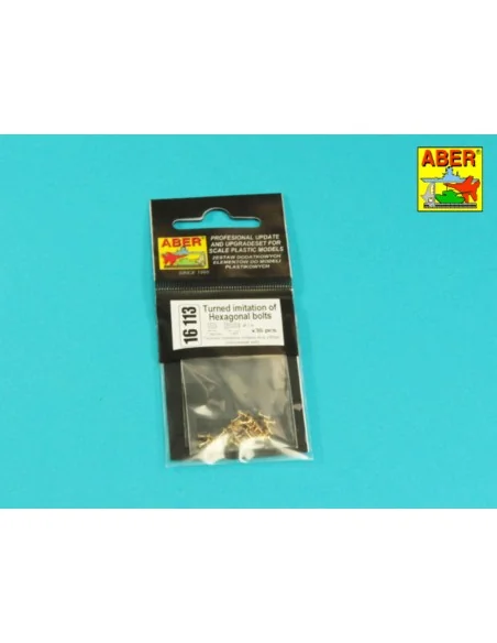 Turned Hexagonal bolts (1, 34x1, 60mm) x 30 pcs., 1/16 - Aber Model...