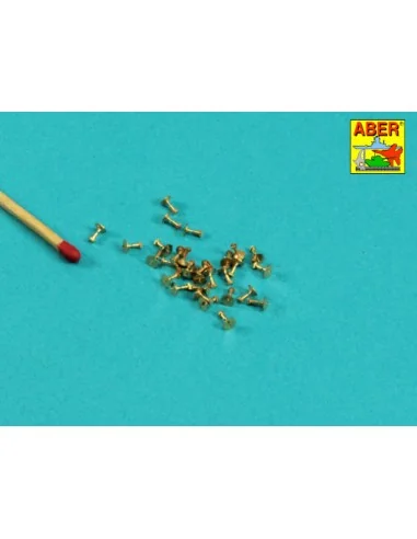 Turned Hexagonal bolts (1, 34x1, 60mm) x 30 pcs., 1/16 - Aber Model...