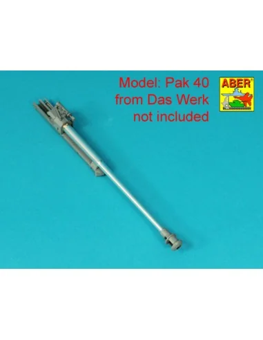Barrel for German 75 mm PaK 40 gun without muzzle brake, 1/16 - Abe...