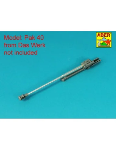 Barrel for German 75 mm PaK 40 gun without muzzle brake, 1/16 - Abe...