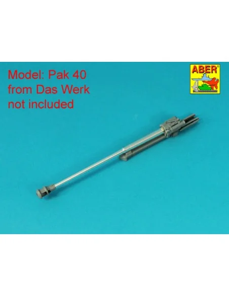 Barrel for German 75 mm PaK 40 gun without muzzle brake, 1/16 - Abe...